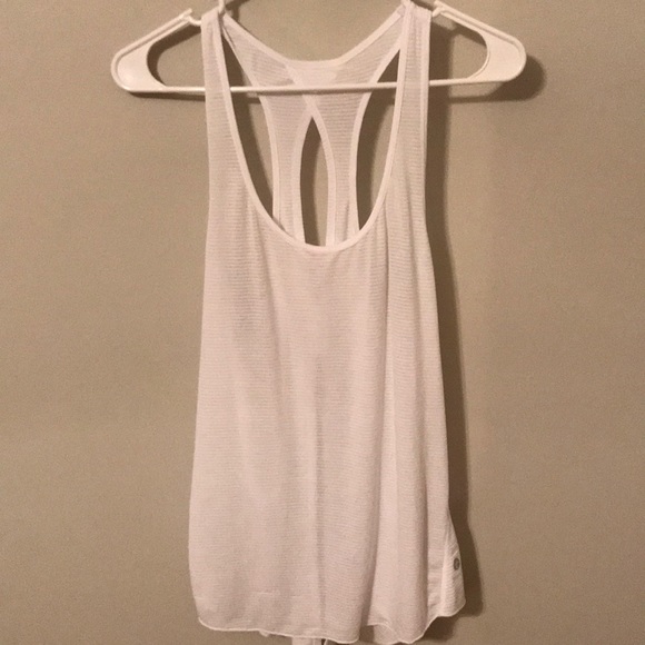 Tie back workout tank, open back tank, open back workout tank - Picture 4 of 8